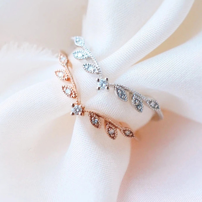 Gelbes Goldschmuck Diamond Wedding Unique Engagement Ringss 14K
