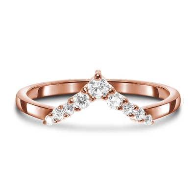Berühmtheit Diamond Engagement Rings For Women, 14K Rose Real Diamond Jewellery