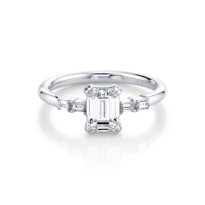 Reine Goldhochzeit natürliches Diamond Ring Wedding Solid Gold 14k/18k
