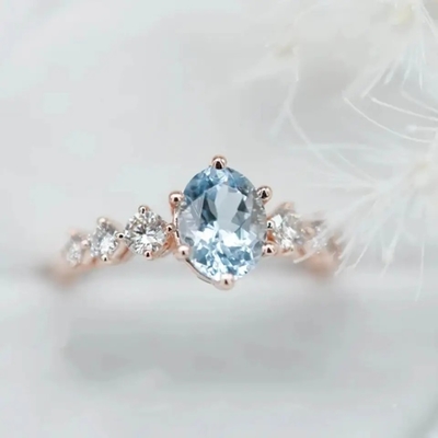 925 Sterling Silver Fashion Design Exquisite köstlicher Moonstone Ring