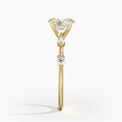 Aimee Diamond Engagement Ring With 0,75 Karat-ovaler Diamant
