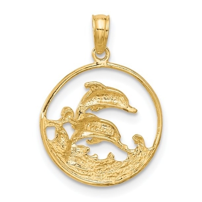 Karat in gelbes Goldgelber Tuna Fish Pendant Charm Withs 14K der Karat-10K gelbes Goldleichter Seil-Ketten-Halskette 18