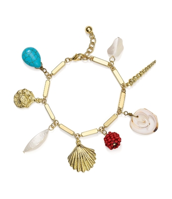 Gold Ross Simons Sea Life Bracelet Withs 18kt über Sterling Silver