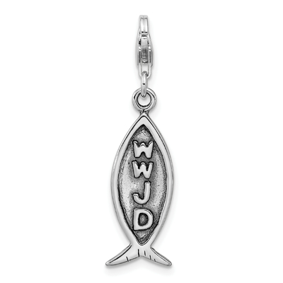 925 Sterling Silver Lobster Clasp Enameled-Fisch-Charme-Halsketten-hängender Seeleben-feiner Schmuck für Frauen-Geschenke für sie