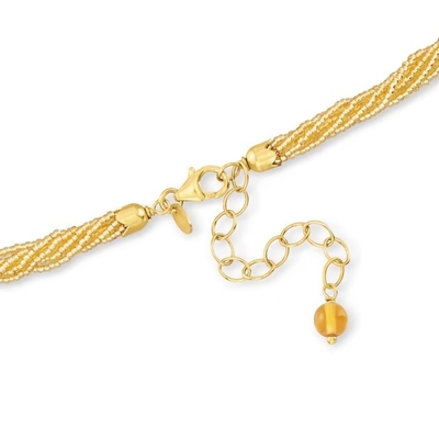 4-5.5mm kultivierte Perle und .14 ct. t.w. Diamond Sea Life Necklace in Sterling Silver und im Gold 18kt über Sterling Details