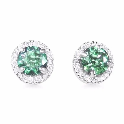 Gold des Damen-Ohrring-Ohrring-14K überzog ovale geschnittene Topas CZ-Damen-natürliche Edelstein-Bolzen-Ohrringe