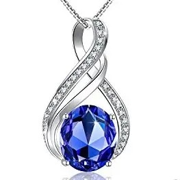 925 Sterling Silver Ring Pendant Earring der Halo-Oval formen Tanzanite-Schmuck-Sätze