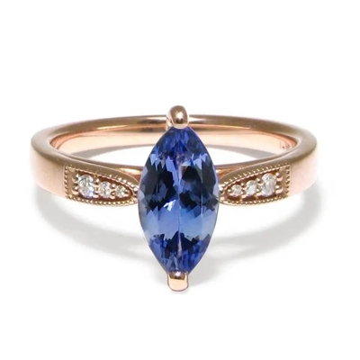 925 Sterling Silver Ring Pendant Earring der Halo-Oval formen Tanzanite-Schmuck-Sätze