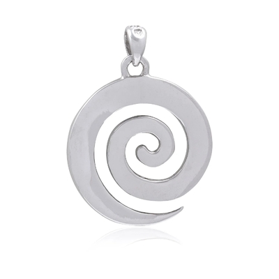 925 Sterling Silver Hawaiian Natural Retro blauer Opal Greek Key Meandros Luxury Anhänger für Frauen