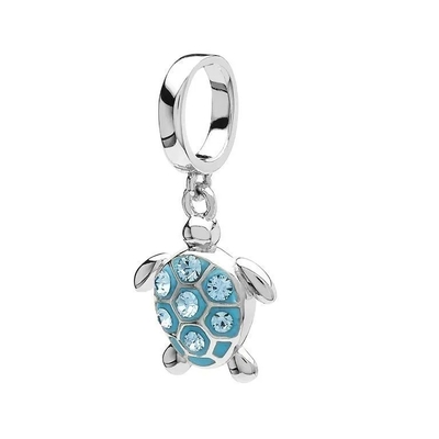 925 Sterling Silver Fish Charm Dangle-Perlen für Armbänder u. Halsketten