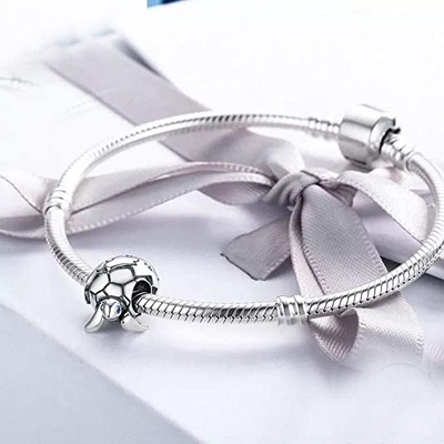 Baumeln Sie Kokosnuss-/Palme mit klaren Kristallen bezaubern Perle für Charme-Armbänder