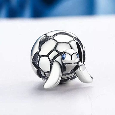 Baumeln Sie Kokosnuss-/Palme mit klaren Kristallen bezaubern Perle für Charme-Armbänder