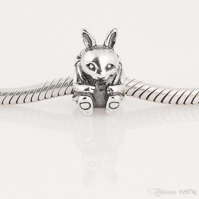 Trägheits-Schmetterlings-feenhaftes Herz der Armband-BISAER 925 Sterling Silver Charms Cat Dog baumeln