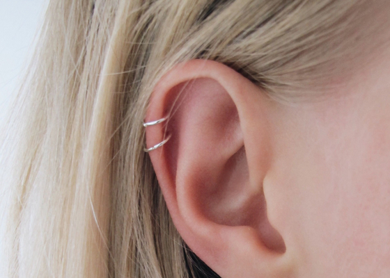 Helix, der Gold14k clicker für Knorpel Tragus 16g-40g durchbohrt
