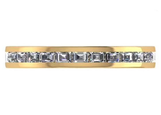 27pcs Diamant 18K Rose Gold Ring With 2.0×1.5MM Soem-ODM für Geschenk