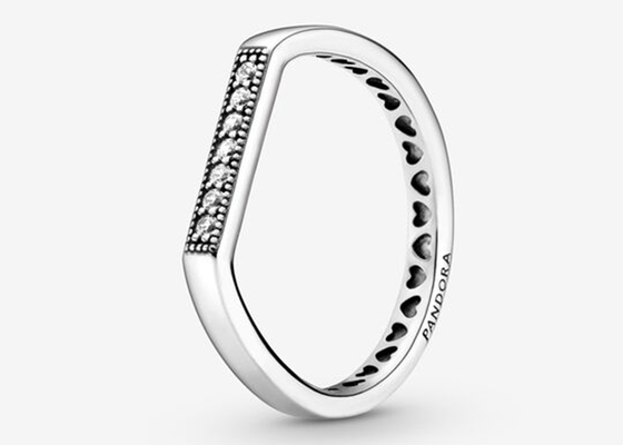 Vielfältige Rose Gold Clicker, wirkliches DiamantVerlobungsringe 1.2mm×8mm Maß