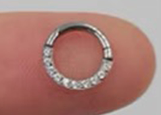 Clicker-Durchdringen Gold 14G 16G 14k für Größe der Nasen-Scheidewand-6mm 10mm