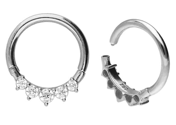 Chirurgischer eingehängter äußerer Greifer des Gold14k clicker-5 stellte Art Hypoallergenic ein