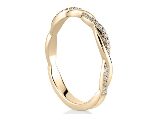 Rundschnitt Diamond Jewellery Rings 0.3ct des Weißgold-14K wirkliches ODM für Verpflichtung