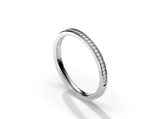 Halbes Gold-Ring Stackings 0.36ct der Ewigkeits-9K Gewicht für Jahrestag