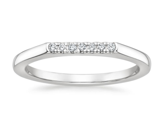 1.3mm 0.07carat 925 Sterling Silver Moissanite Engagement Rings für Frauen