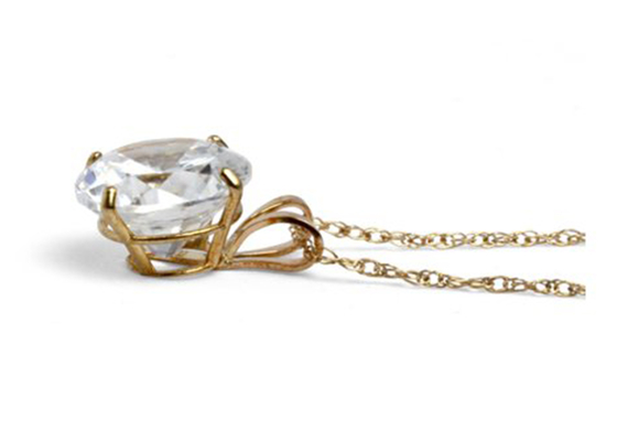 Weinlese-Patience Diamond Necklace, 5mm der Halsketten-Frauen gediegenen Golds 14k DAS Soem-ODM
