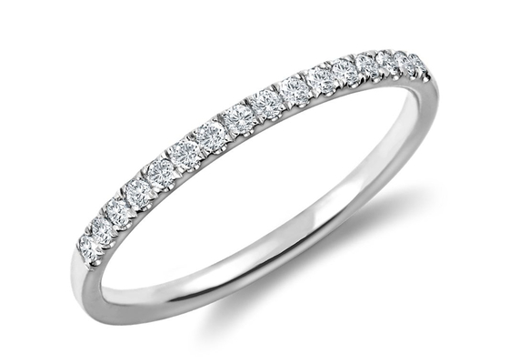 Silber-Material der Köstlichkeits-1.3mm 9k silbernes des Ring-925 mit 0.16Carat Moissanite