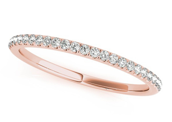 Zinken-Quadrat Diamond Rose Gold Ring, 0.35CT verstecktes Halo-Verlobungsring ODM